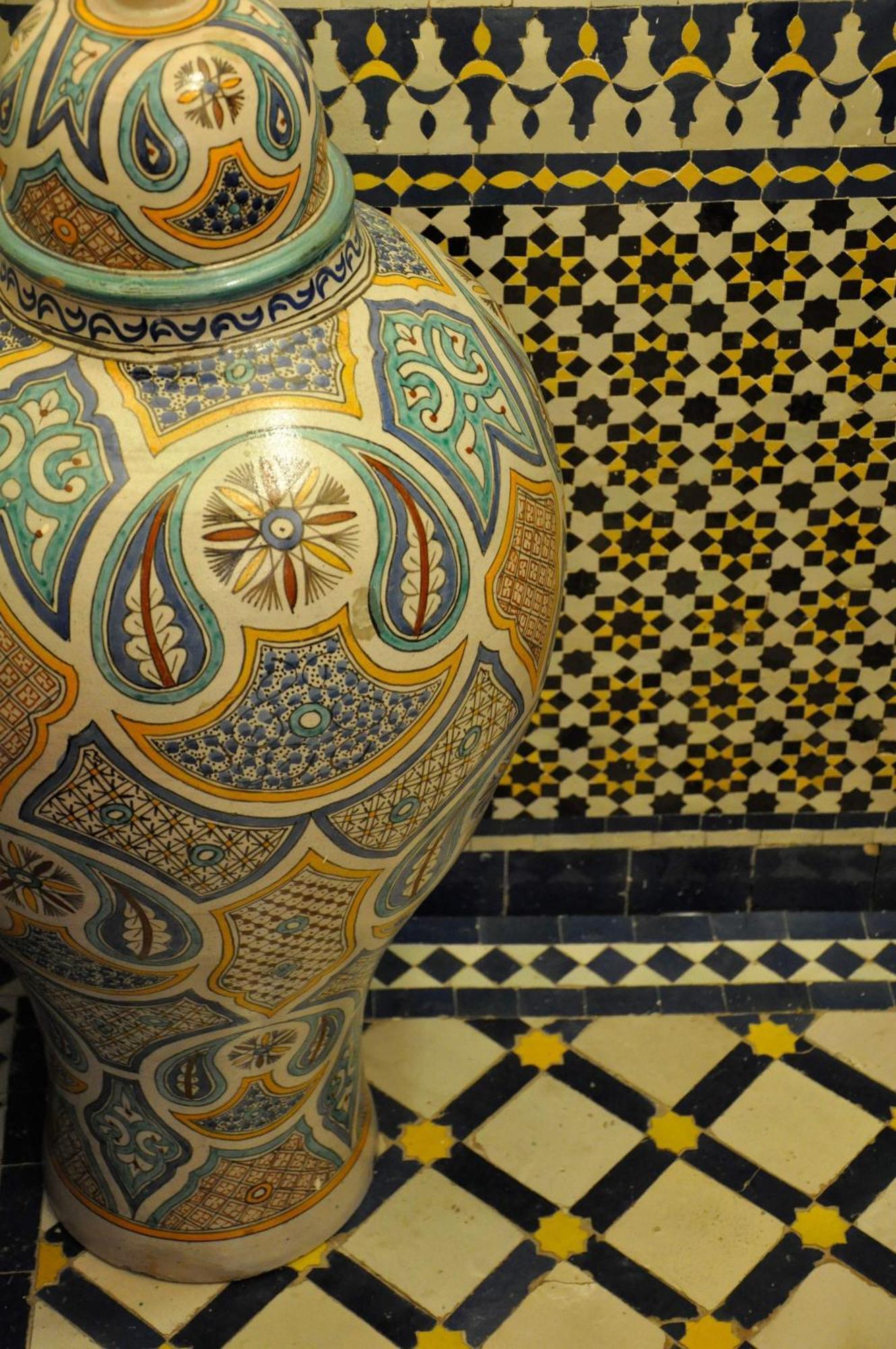 La Maison Bleue Batha Fez Bagian luar foto